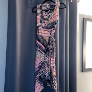 Patterned, wrap dress from Raga